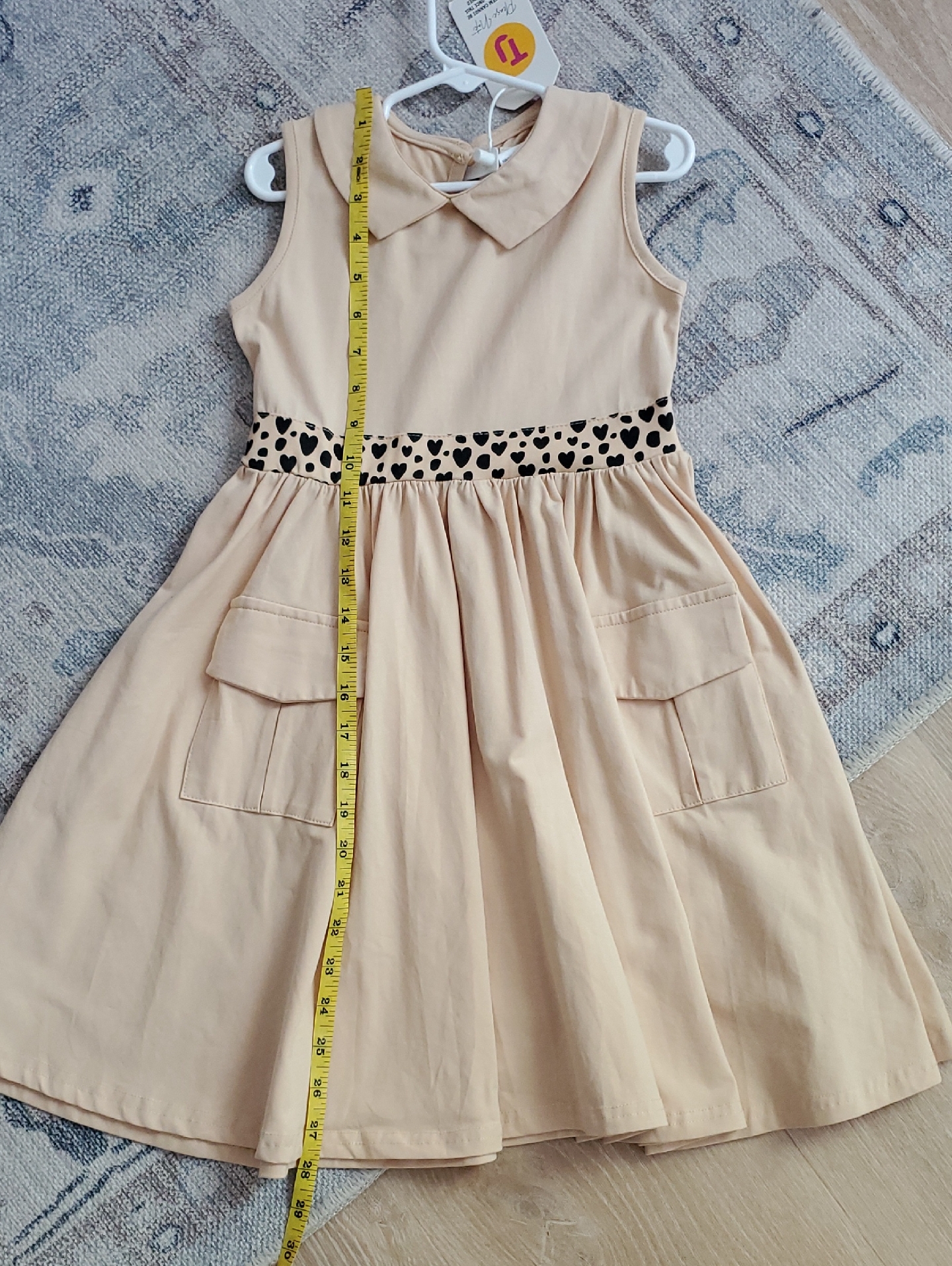 Nwt Taylor Joelle Girls Safari Dress Sz7 — image 6 of 8